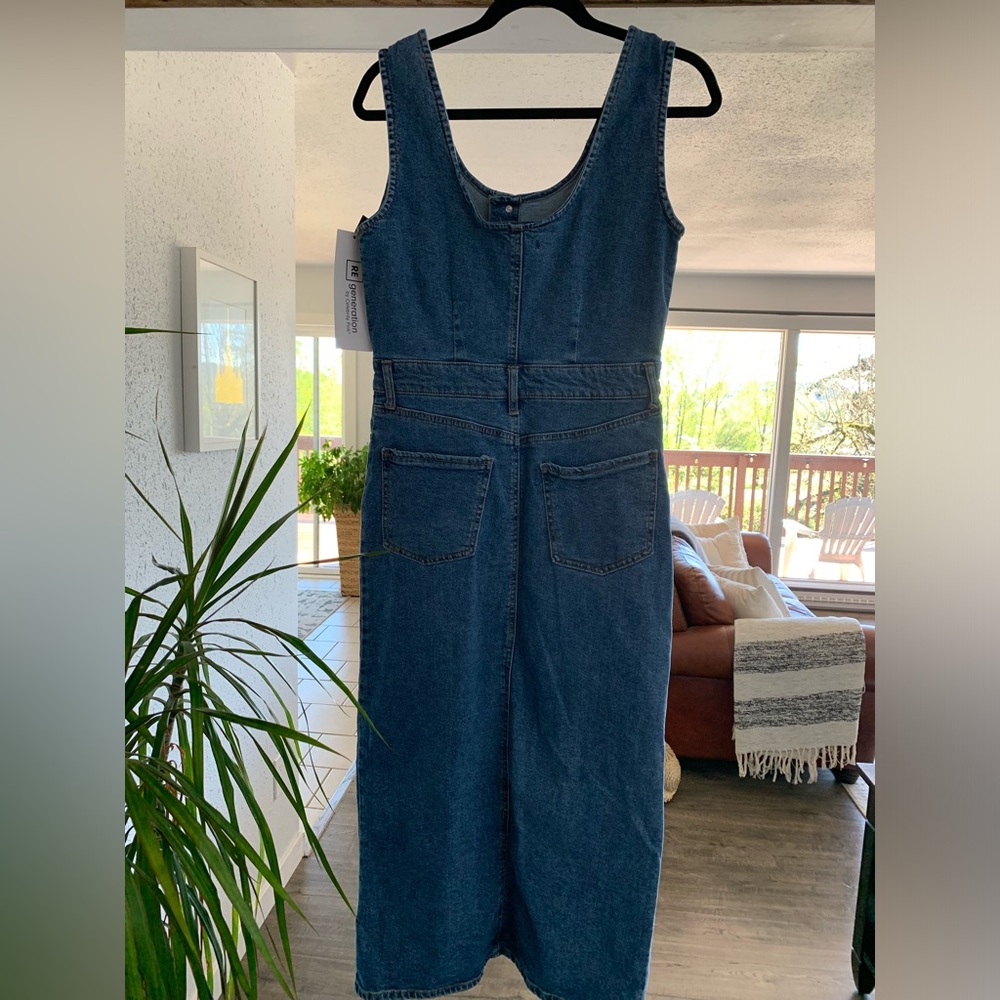 Denim Blue Midi Dress - Picture 7 of 11